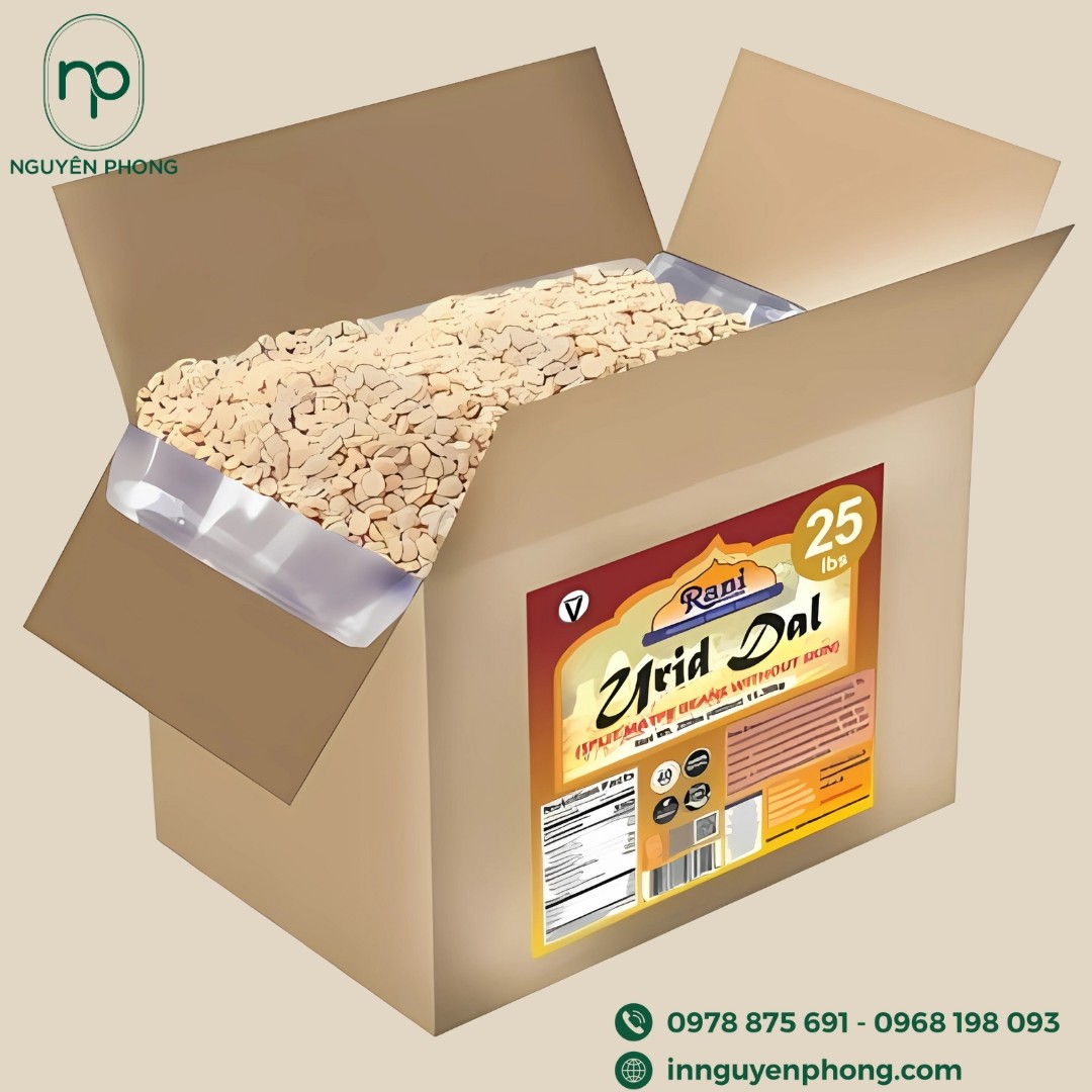 tem dán yến mạch  trên hộp carton
